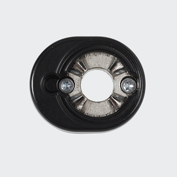Rosette de fixation RAL 9005 (noir profond)