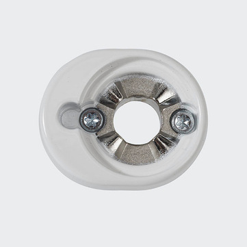 Rosette de fixation RAL 9016 (blanc trafic)