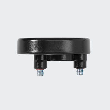 Rosette de fixation RAL 9005 (noir profond)