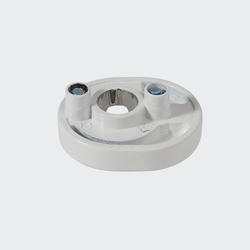 Rosette de fixation RAL 9010 (blanc pur)
