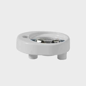 Rosette de fixation RAL 9016 (blanc trafic)