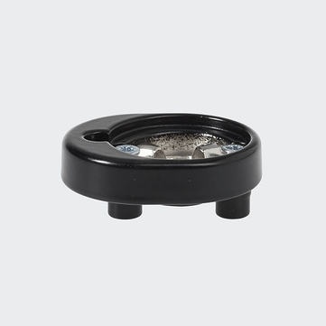 Rosette de fixation RAL 9005 (noir profond)