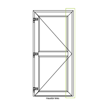 Serrure à mortaiser (verrouillage monopoint) 