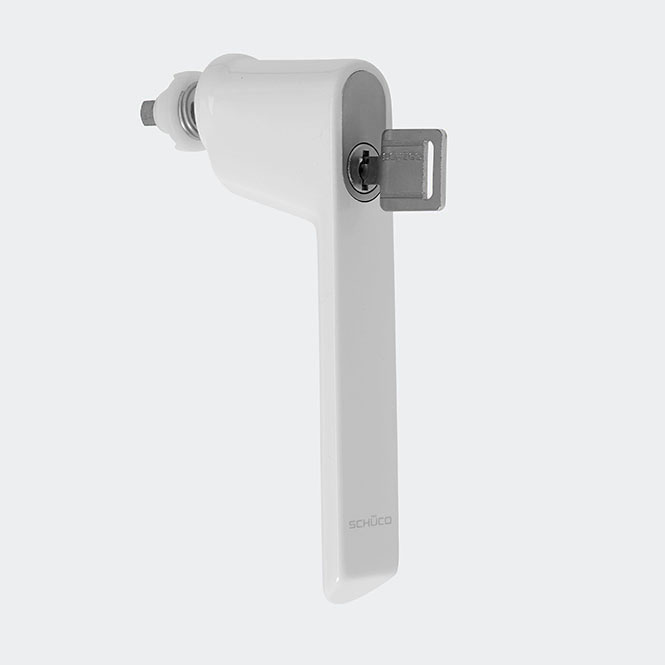 Poignée de fenêtre RAL 9010 (blanc pur)