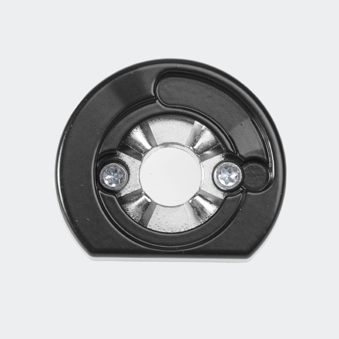 Bevestigingsrozet RAL9005 (diepzwart) | Rechts