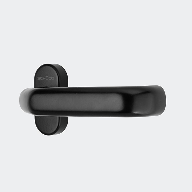 Béquilles coudées, 210752 RAL 9005 (noir profond)