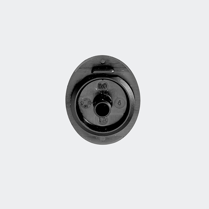 Set de capuchons de paumelle de porte (paumelles en 2 et 3 parties) 