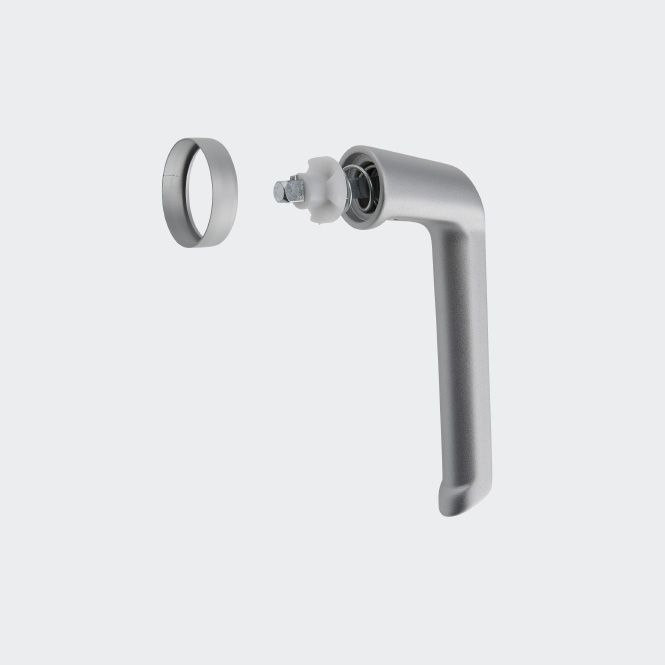 Poignée de fenêtre, 234004 Argenté