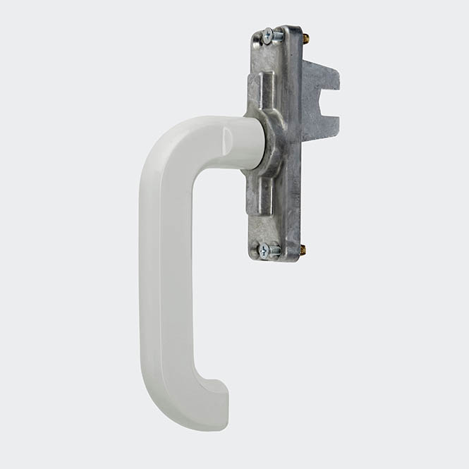 Poignée de fenêtre (crémone-levier manuel), 21455600 Blanc