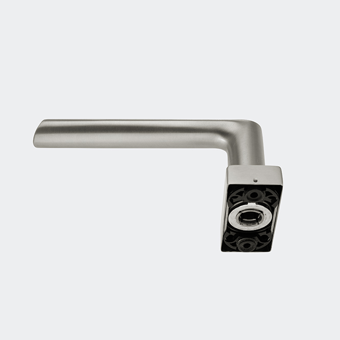 Deurkruk recht (roestvrij staal) 