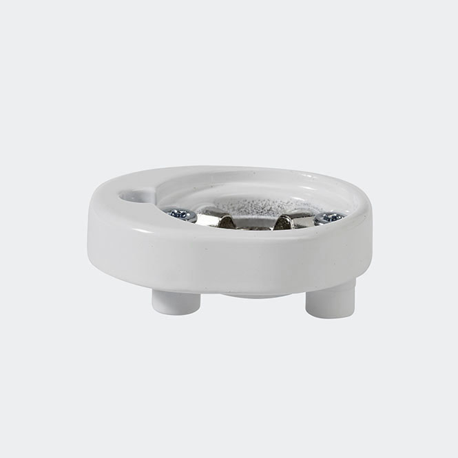 Bevestigingsrozet RAL 9016 (verkeerswit)