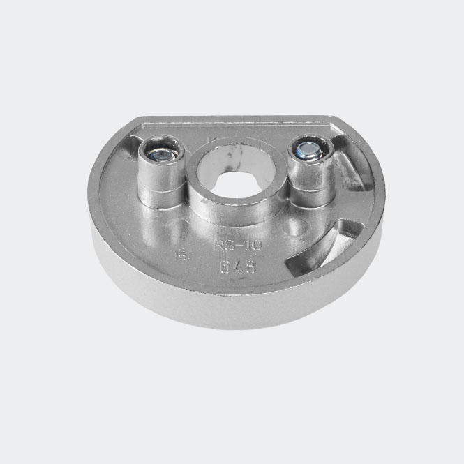 Rosette de fixation Argenté | Gauche