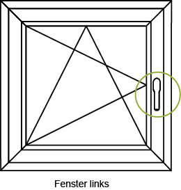 Poignée de fenêtre (crémone-levier manuel), 21455600 Blanc